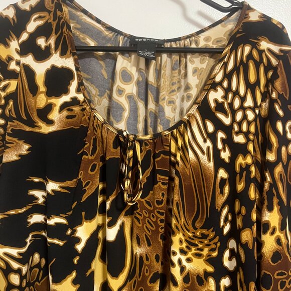 Spense Cheetah Print Style Top - Picture 2 of 4